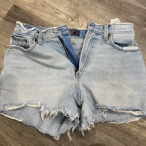 Denim shorts